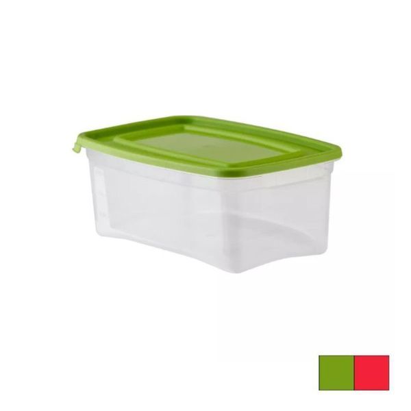 Контейнер пищевой 1л 195*130*75мм пластик КАСКАД прямоугольный (46)