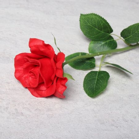 Цветы искусственные Роза 45см латекс J105 (40/480)