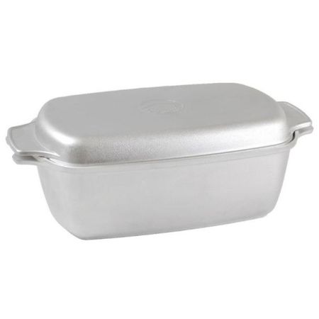 Гусятница 4,5л алюминий с крышкой (5)