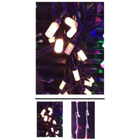 Гирлянда эл. 5м (40 диодов led, черный провод) (красный) 8001/JC-10213 (100)