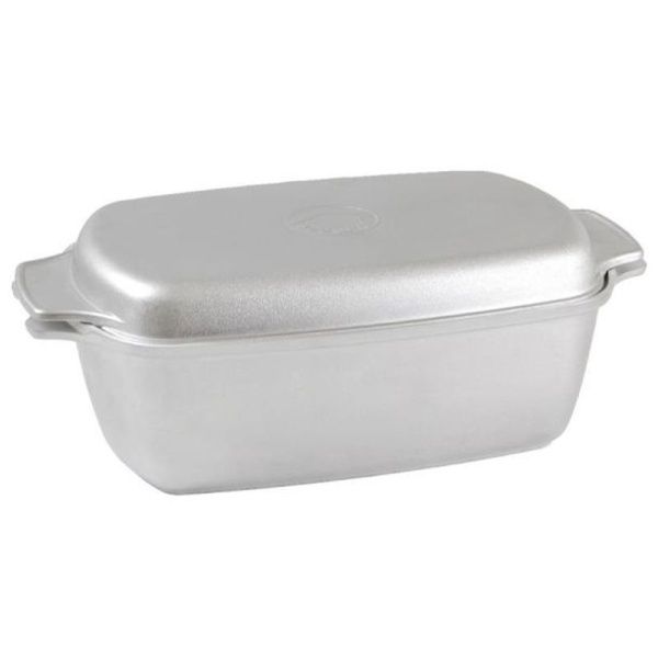 Гусятница 4,5л алюминий с крышкой (5)