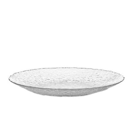 Тарелка мелкая 19см стекло ХЭЙЗ десертная (12)