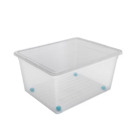 Контейнер для хранения 37л 490*390*255мм пластик Basic на колесах (8)