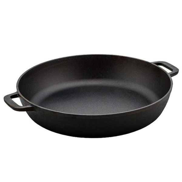 Жаровня 4л 32*6,6см чугун без крышки (2)