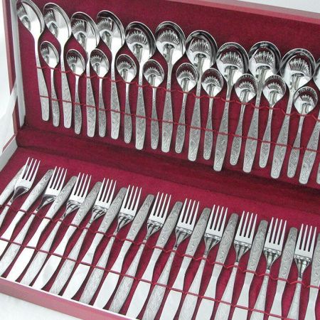 Набор столовых приборов 48пр нерж.сталь 18/0 УРАЛОЧКА с ЭИП б/н д/к н39 М13 (5)