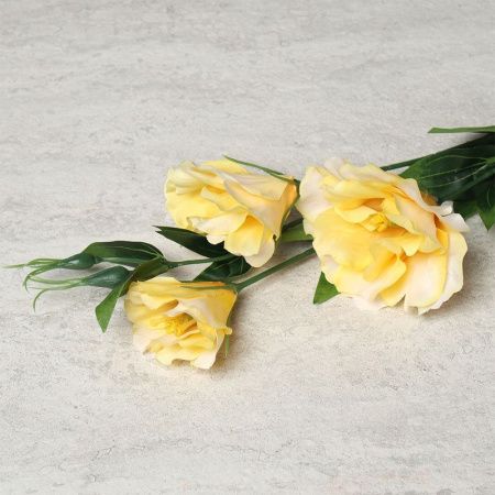 Цветы искусственные Эустома 80см пластик C-80 (100/800)