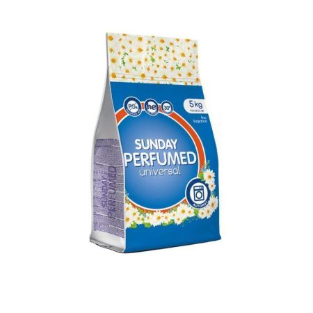 Порошок стиральный 5кг Sunday парфюмированный универсальный автомат (60)