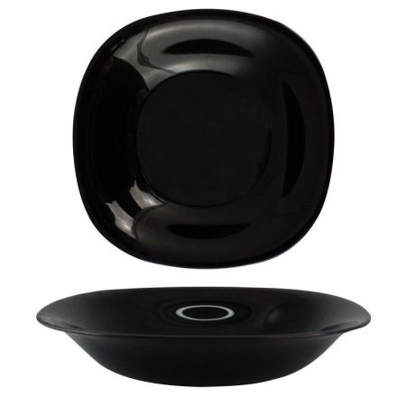 Тарелка глубокая 21см стеклокерамика КАРИН НЬЮ БЛЭК L9818