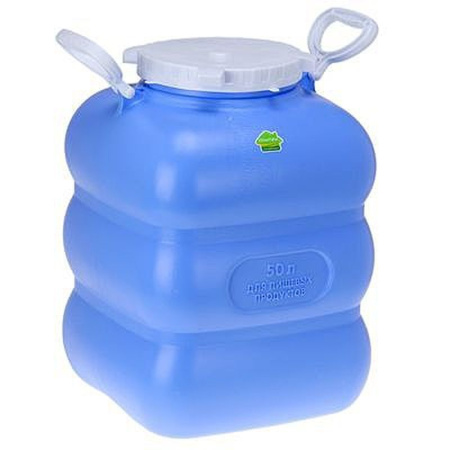 Бочка 50л пластик ГРАНДЕ с ручками фиолетовая С904/911ФИЛ (2)