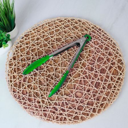 Щипцы кулинарные 26см 26,5*25*3см металл/силикон QT-S821 (200)