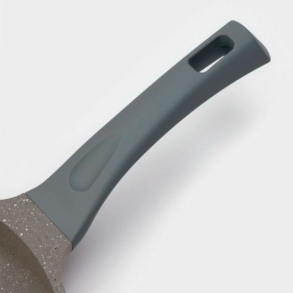 Сковорода 26см алюминий АП STELLA Cappuccino с несъемной ручкой (3)