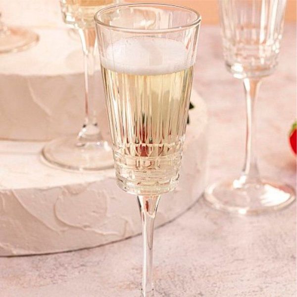 Бокалы для шампанского набор 6шт 140мл стекло ЧИКАГО (2)