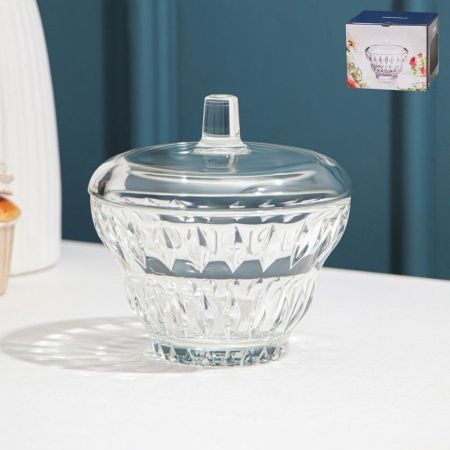 Сахарница 390мл стекло АЙСД ВИНТАЖ (12)