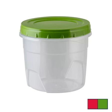 Контейнер пищевой 1л 125*125*115мм пластик с завинчивающейся крышкой (30)