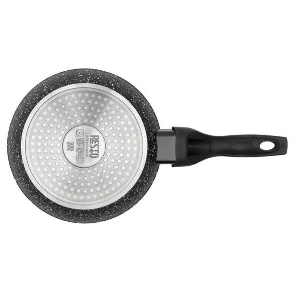 Сковорода 26см h67,1см кованый алюминий АП 4-х слойное ANTLIA черный гранит индукция (4/6)