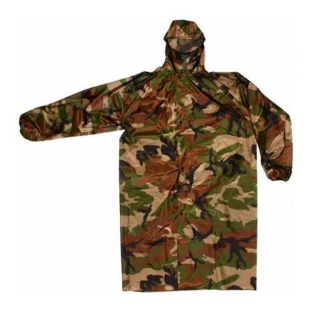 Дождевик 78см полиэтиленовый на кнопках хаки ST-2965 (50)