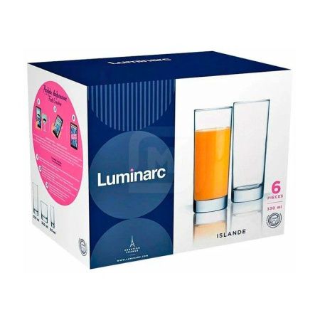 Стаканы набор 6шт 330мл стекло ИСЛАНДИЯ высокие J0040 (4)