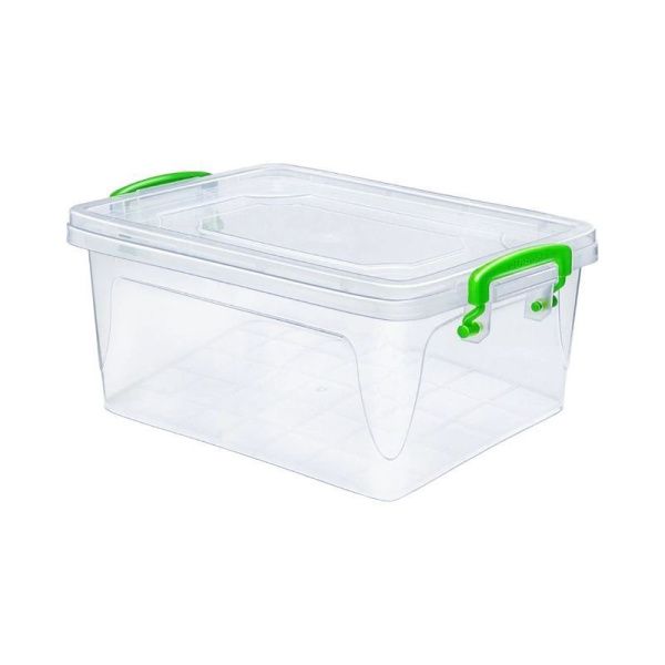 Контейнер пищевой 3,8л 308*205*105мм пластик FRESH BOX SLIM (36)