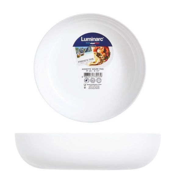 Блюдо 17см стеклокерамика ФРЕНДС ТАЙМ глубокое 70179 (12)