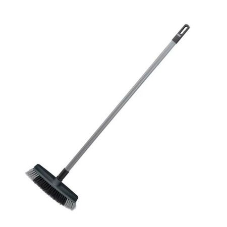 Щетка для пола с черенком 120см пластик темно-серый (12)
