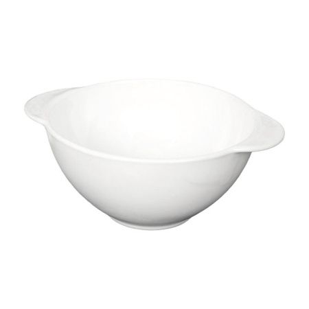 Бульонница 500мл стеклокерамика белая с ручками XTW55 (36)