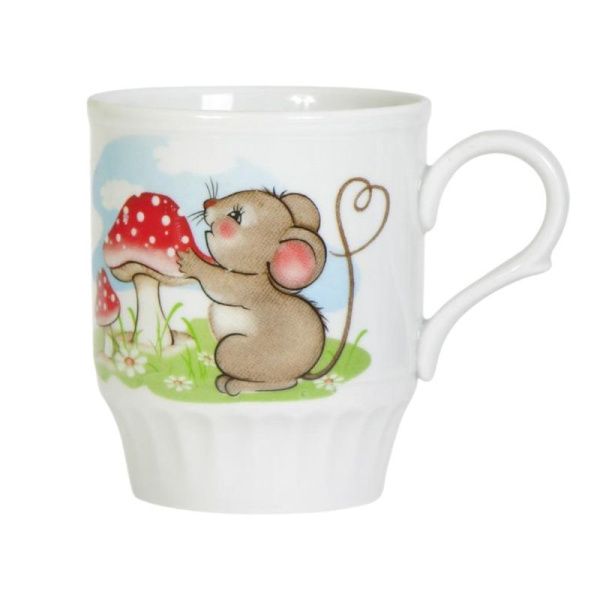 Кружка детская 210мл фарфор МЫШАТА Русское поле (24)