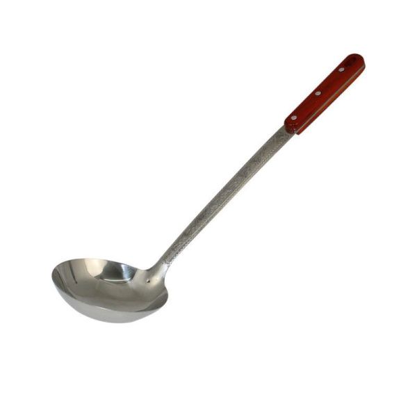 Половник 47см металл с деревянной ручкой