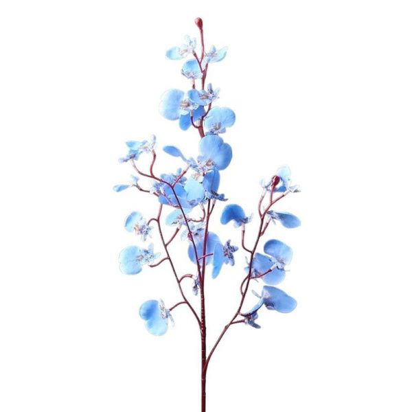 Цветы искусственные Орхидея Онцидиум васильковая 81см