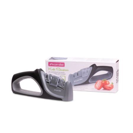 Точилка для ножей 21,5*4,5*9см пластик/нерж.сталь (24)