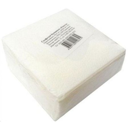 Салфетки бумажные набор 50шт 24*24см РАДУГА белые (42)