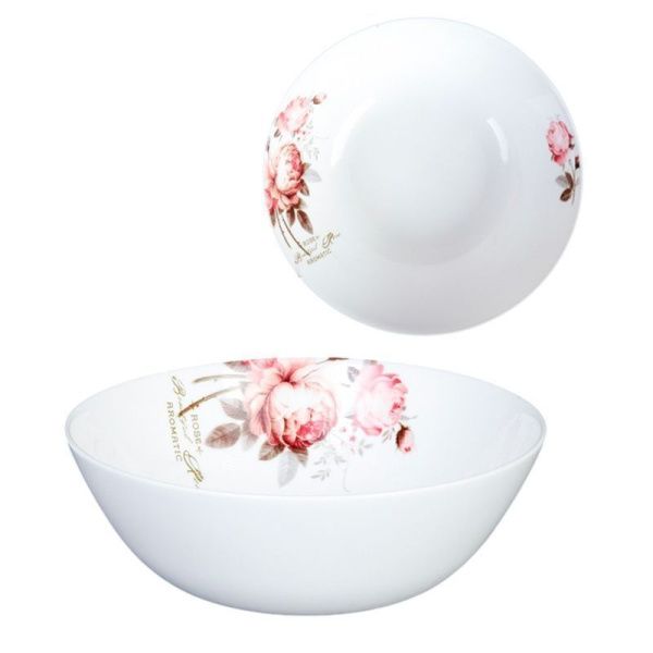 Салатник 630мл 15,5см стеклокерамика ЧАЙНАЯ РОЗА FLMLTW60 (20032) (48)