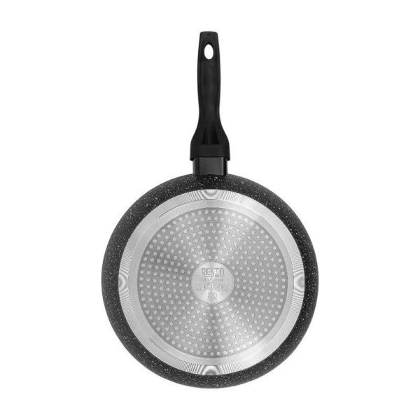 Сковорода блинная 24см h1,8см кованый алюминий АП 4-х слойное ANTLIA черный гранит индукция (6)