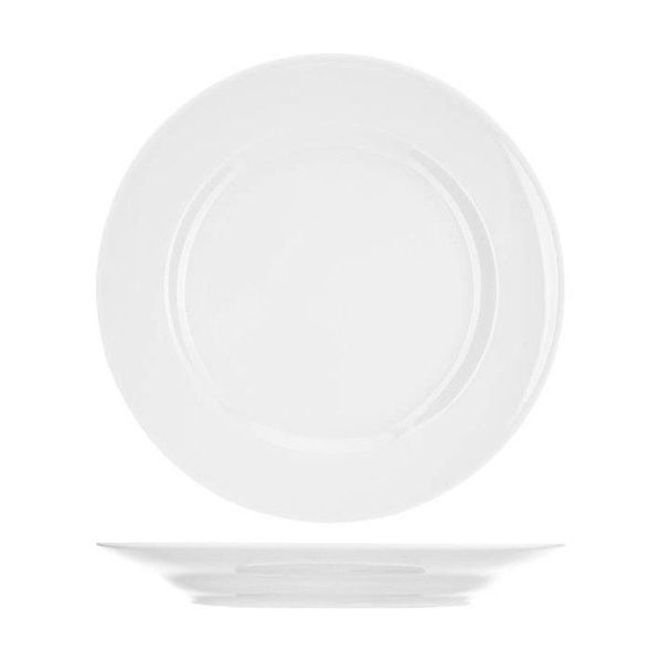 Тарелка мелкая 24см фарфор БЕЛЬЕ Идиллия (12)