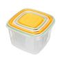 Контейнеры пищевые набор 5шт 0,12/0,25/0,45/0,75/1,2л пластик CLEVER (12)