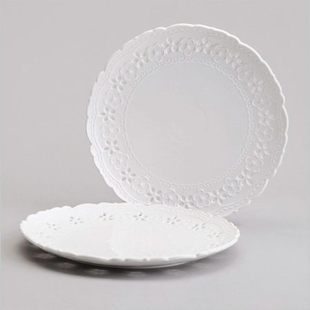 Тарелки мелкие набор 2шт 25*2,5см фарфор Style обеденные (12)