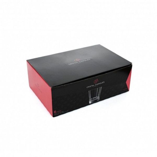 Стаканы набор 6шт 320мл Хрусталь МАКАССАР низкие Q4337 (4)