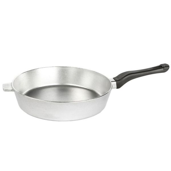 Сковорода 22см алюминий ХОЗЯЮШКА без крышки пласт.ручка 18700 ТМ" АЛИТА (16)