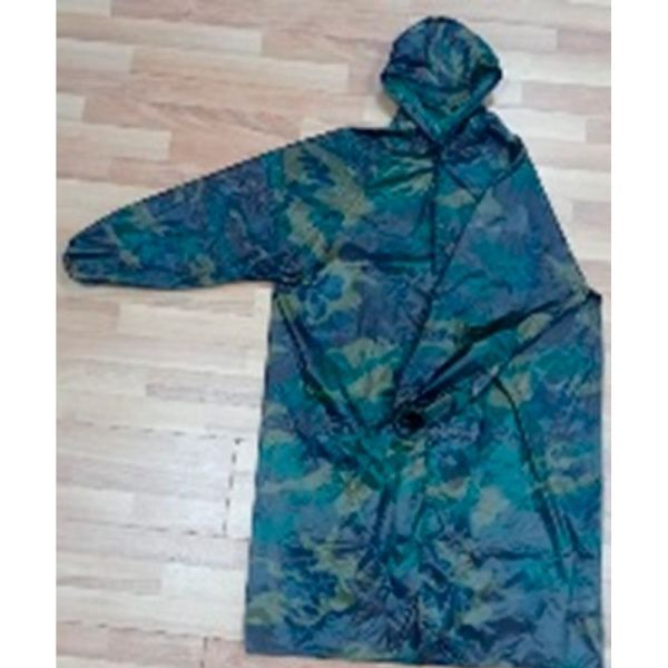 Дождевик 78см полиэтиленовый на кнопках с карманами хаки ST-1318 (50)