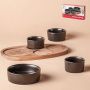 Менажница 4 секции 90/90/135/200мл керамика на дер.подставке 28*16*1,5см Alturo ALT-02 (12)