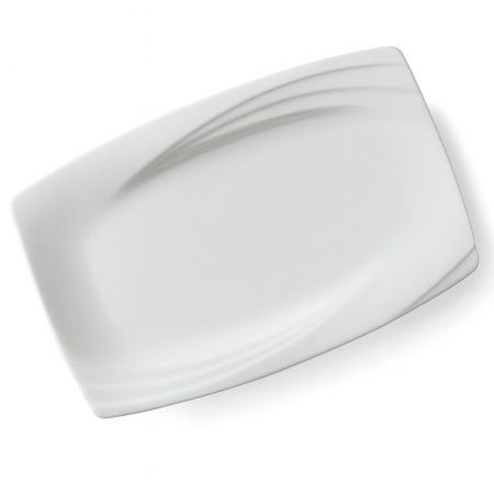 Блюдо 35см фарфор прямоугольное 14" JC-17826 (20)