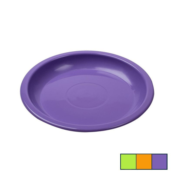 Тарелка для закусок 200мл 16*1,5см пластик С151 (140)