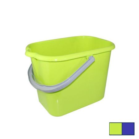 Ведро 16л пластик цветное без крышки (10)