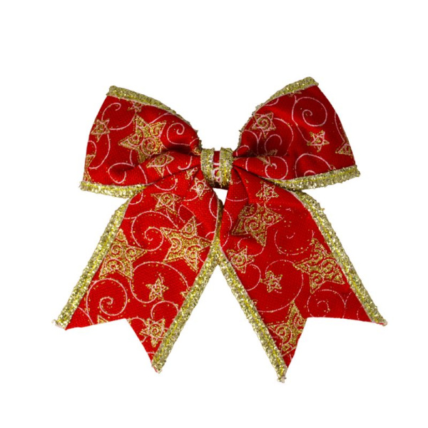 Украшение новогоднее БАНТ текстиль WD-22266/JC-14663 (500)
