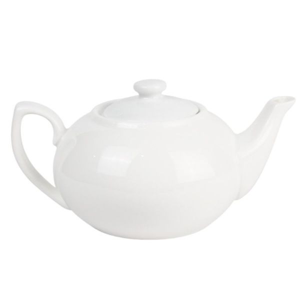 Чайник заварочный 600мл 18,5*12*11см фарфор белье (48)