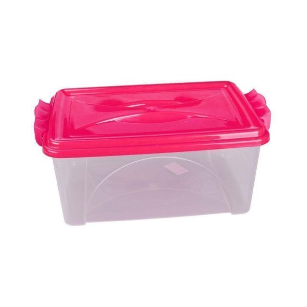 Контейнер для хранения 4,5л прямоугольный с ручками (10)