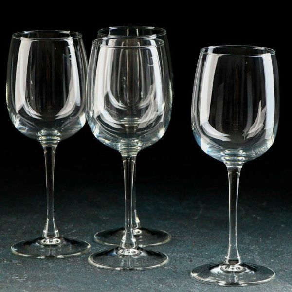 Бокалы для вина набор 4шт 420мл стекло АЛЛЕГРЕСС J8166 (4)