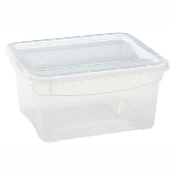Контейнер для хранения 2л 190*157*90мм пластик КРИСТАЛ прозрачный (20)