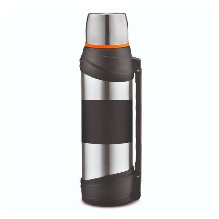 Термос 2,4л нерж.сталь двойные стенки, сито для заваривания LR04-63 (12)