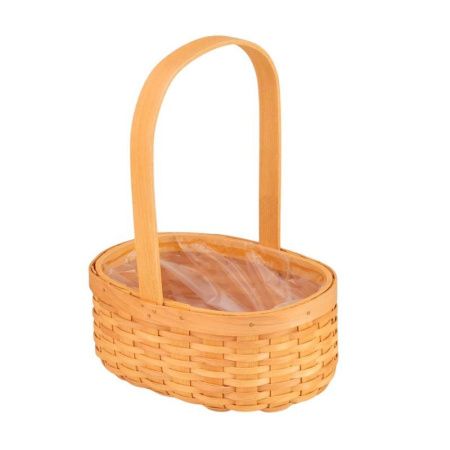 Корзина плетеная секвойя 19,5*13,5*8,5/25 см натуральный (64)