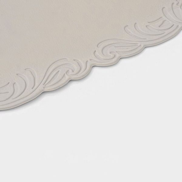 Салфетки сервировочные набор 2шт 45*30см ПВХ Экокожа бежевый (25)